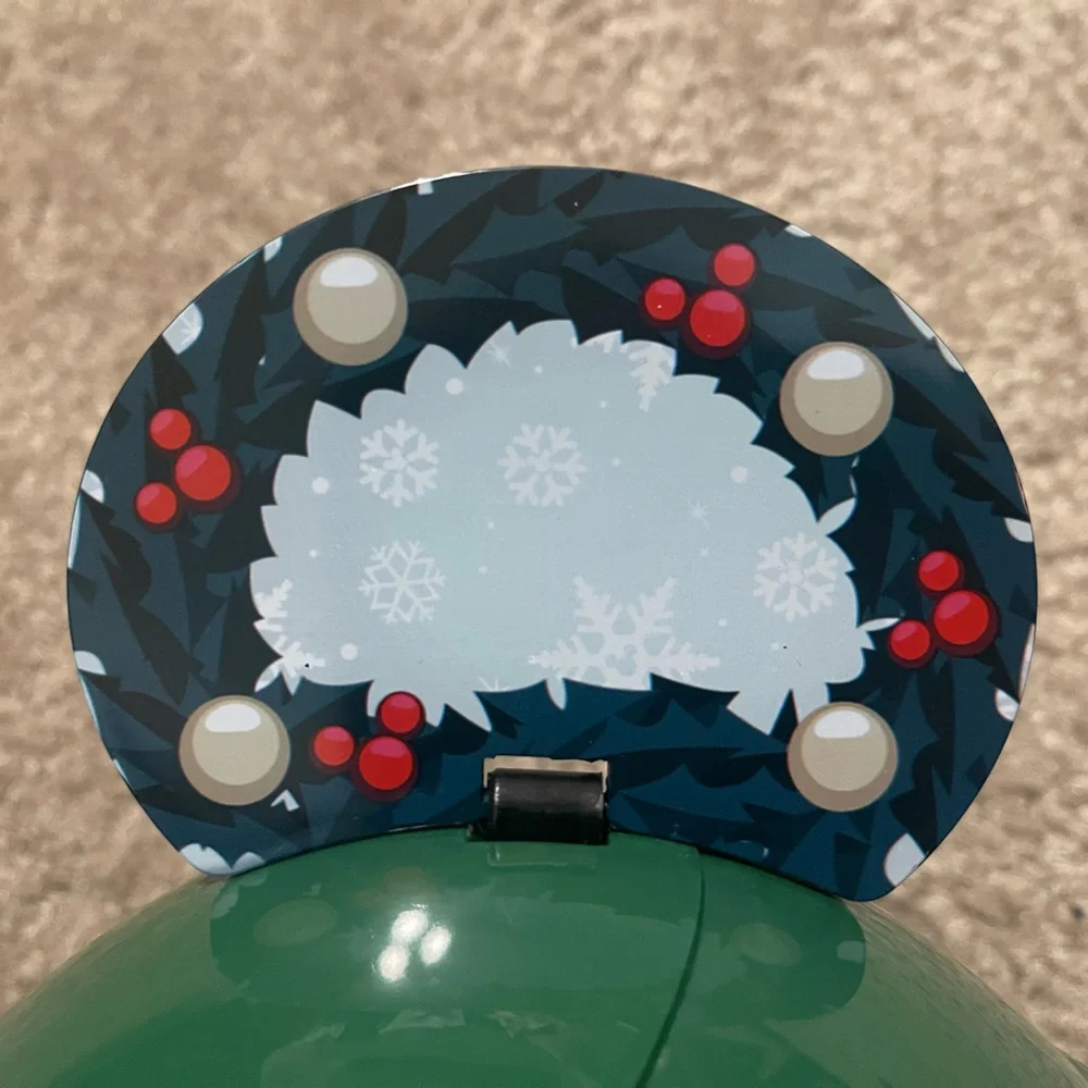 Disneyland 2022 Christmas Wreath Ears Hat Ice Cream Sundae Disney Holiday Bowl